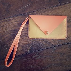 Minor History Card Holder in Pink/Coral